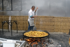 Beach cooking at Ayo's