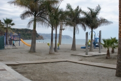 Beach playgrounds for the kids