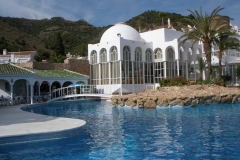 The communal pool